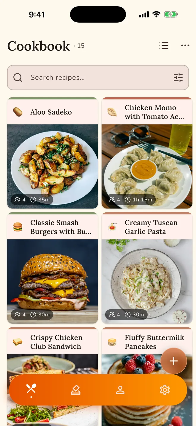 The shared cookbook